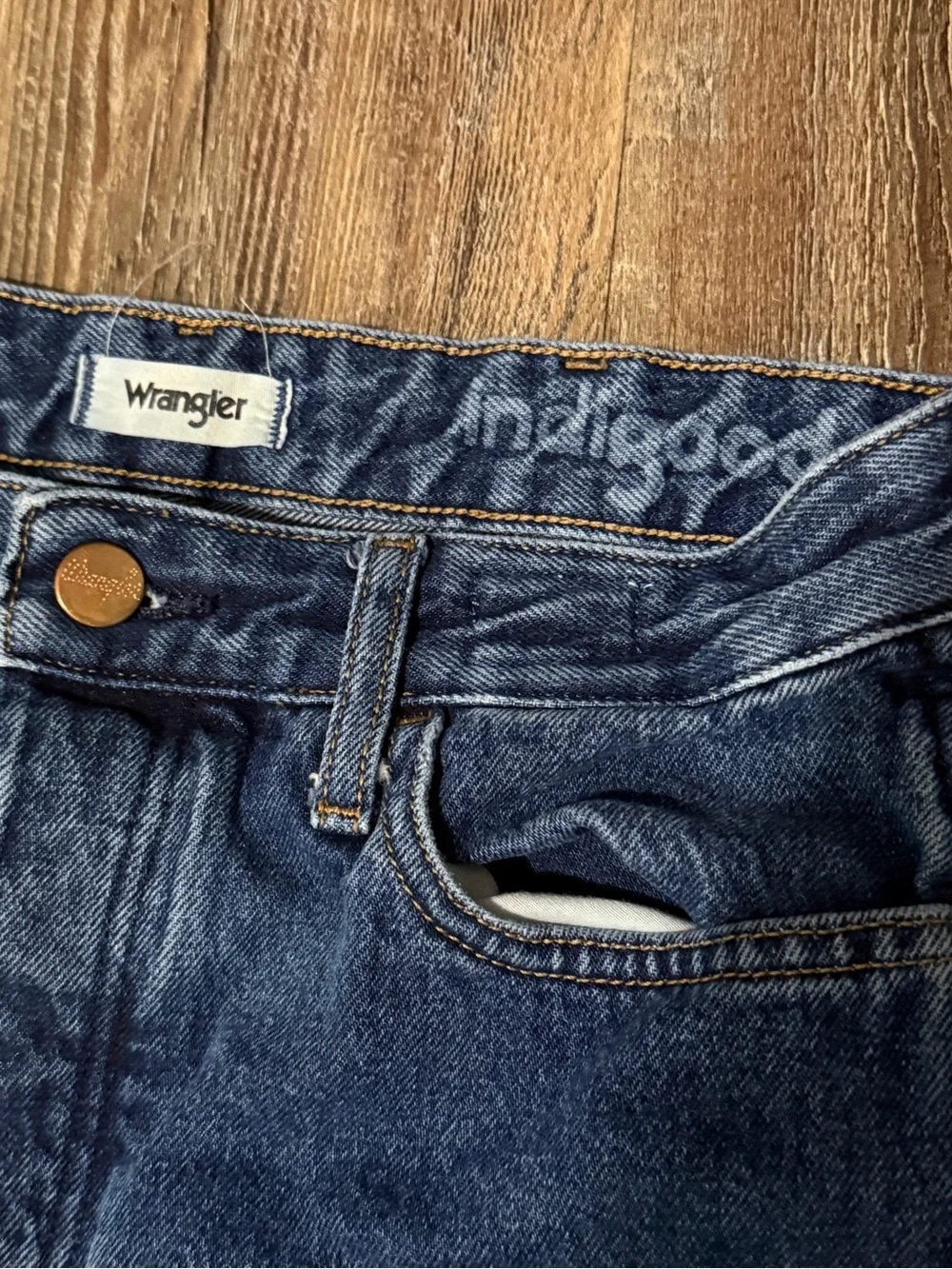 Wrangler Indigood Wanderer Flare Jeans Women's 27 Button Fly High Rise Western